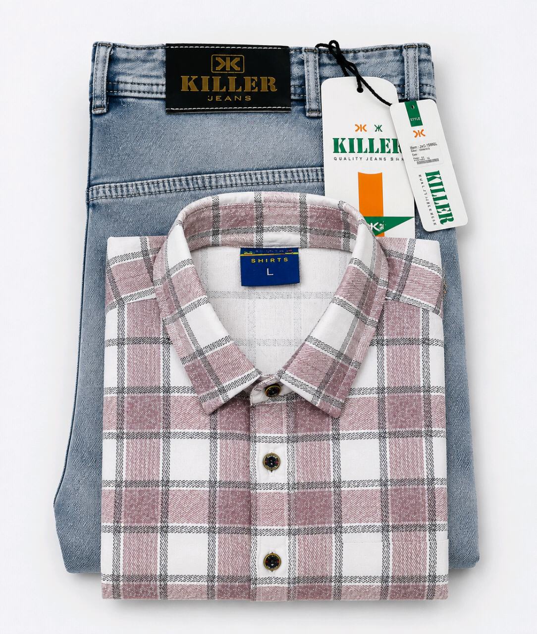 Shirt Jean's Combo Set