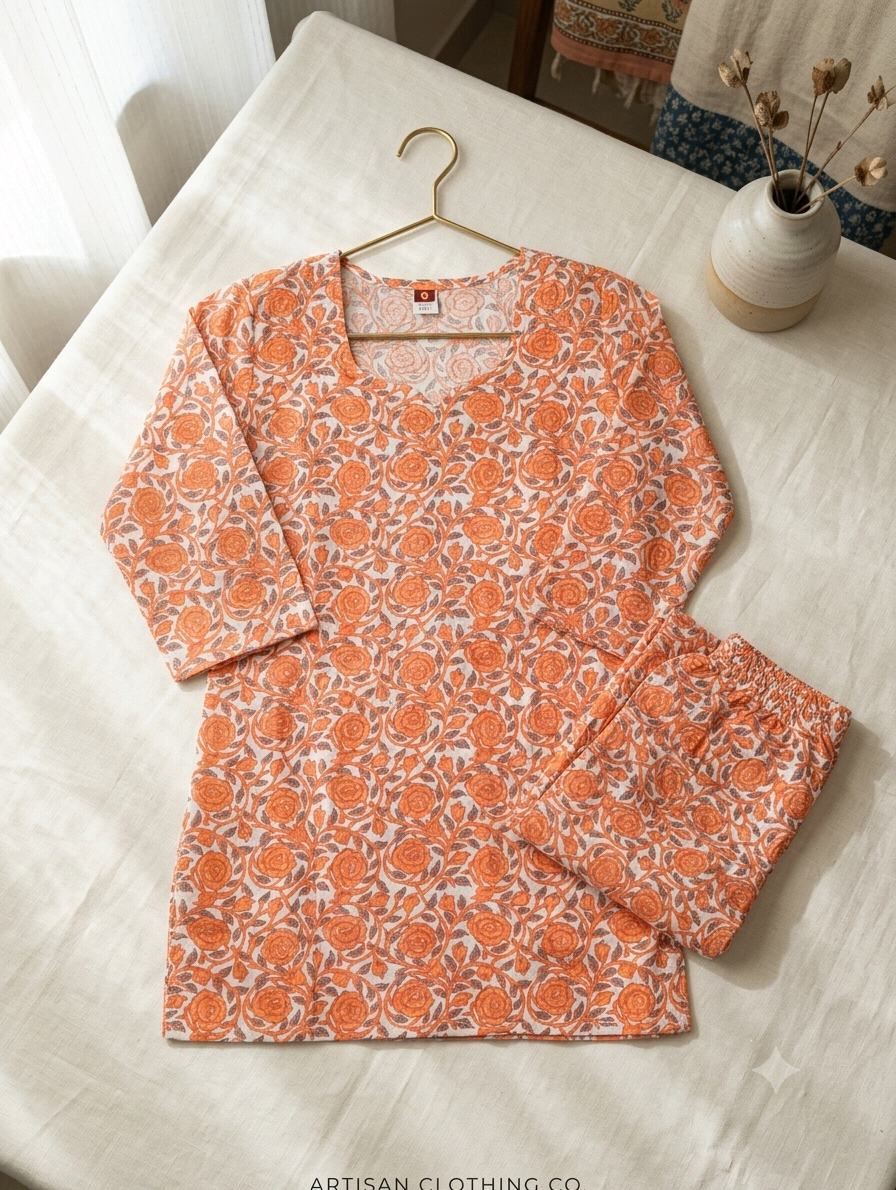 The Red Bloom Top