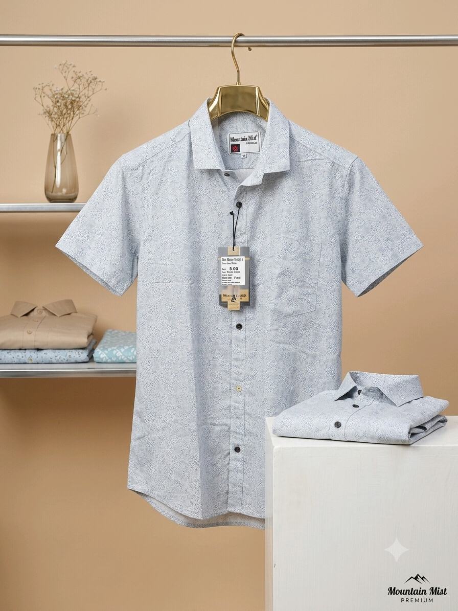 White Solid Elasticated Casual Shirt