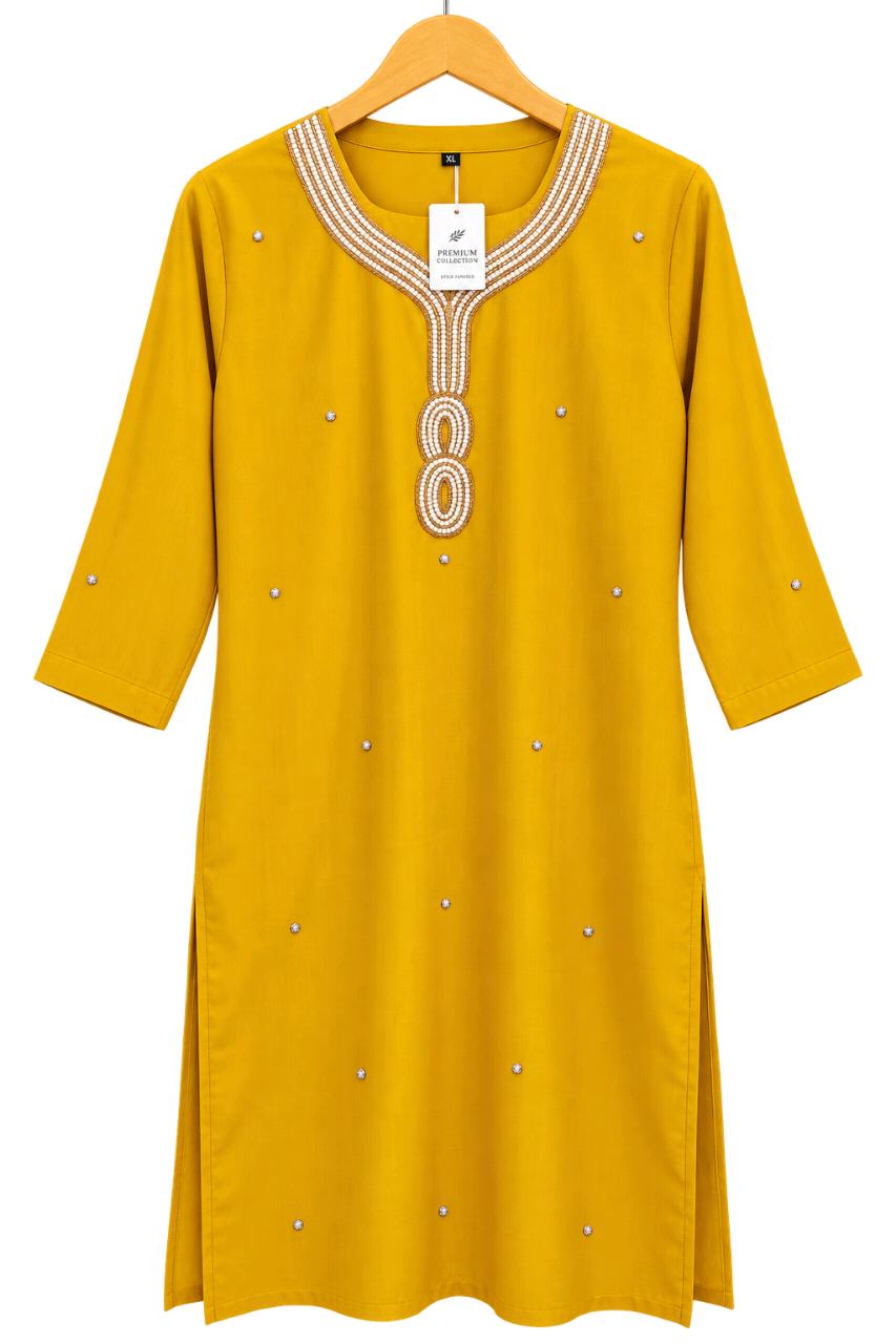 Yellow Kurti Set